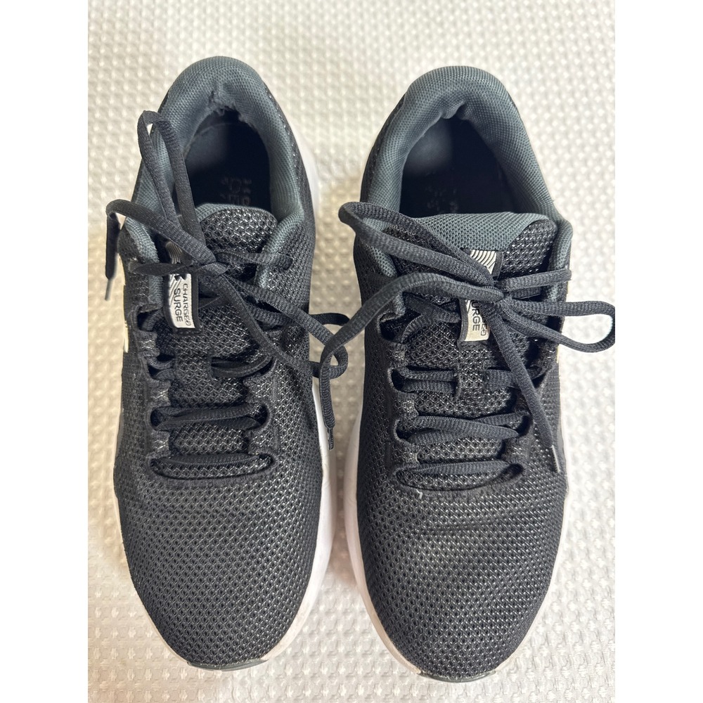 Under Armour Running Shoes Womens 9 Charged Surge 4 Black EUC 3027000-001